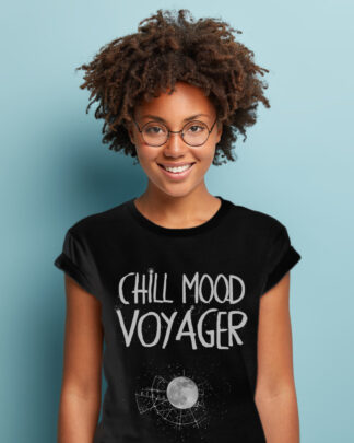 Chill Mood Voyager Black Tee Shirt
